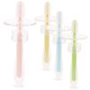FRCOLOR 16pcs Silicone Toothbrushes for Boy Girl Months Suction Base Boy Girl Training Toothbrushes for Year Old for First Toothbrushing view 3
