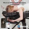 Music Master High Fidelity Sound Face Cradle Cushion- Bluetooth Massage Pillow for Face Down Resting- Ultra Soft Massage Table Headrest for Personal & Professional Use- 9cm Foam Headrest view 3