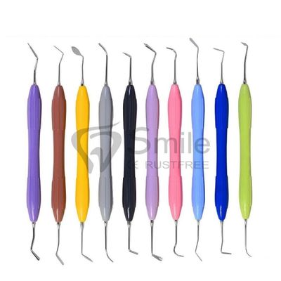 Composite Instruments Filling Dental & Restorative Periodental Silicon Handle CE (10 pcs)