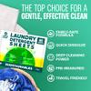 Sudstainables Laundry Detergent Sheets for Clothes (60 Refills) - Detergent Strips for Ecological Clothing, Eco-Friendly, No Residue, Plastic-Free, Suitable for Travel, Planet Friendly view 2