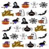 27 Halloween edible paper cupcake toppers Rice Wafer Fairy paper Cake decorations Halloween party view 1