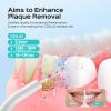 COSLUS Water Teeth Flosser Picks: 4 Modes Cordless Irrigator 300ML Portable Electric Flossing Machinerie for Teeth Cleaning Rechargeable IPX7 Waterproof Tooth Pick Set Cleaner for Travel Home view 3