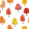20 Napkins Autumn Colourful Autumn Trees as Table Decoration Paper Napkins with Motif Also for Decoupage and Decoupage 33 x 33 cm view 1