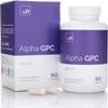 vP Vitality Pro Alpha GPC 300mg x 90 Capsules - Over 99% Purity and 40% Choline Third Party Tested - L-Alpha-Glycerylphosphorylcholine Supplement - Vitality Pro view 1