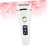 FRCOLOR Portable Electric Hair Remover for Women Waterproof USB Rechargeable Trimmer Stainless Steel Head Lightweight Facial and Eyebrow Ergonomic Handle view 3