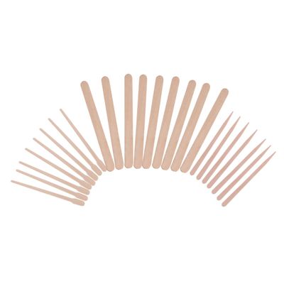 FOMIYES 600pcs Hair Removal Wax Sticks Wooden Applicator Sticks for Body Face Multifunctional Waxing Kit for Home Salon