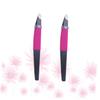 FOMIYES 2pcs Stainless Steel Eyebrow Tweezers for Shaping and Grooming and Easy to Clean Essential Eyebrow Accessory for Women and Men view 2