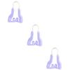 FOMIYES 3pcs Nose up Lifting Shaping Silicone Nose Bridge Straightener Shaping Clip for Women Girls Beauty Tool Face Shaper view 1