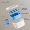 BVN Leak-Proof Denture Bath & Soaking Container, Portable Denture Case with Drainage Basket, BPA-Free Retainer Box for Orthodontic Care, Travel-Friendly Storage for All Dental Appliances view 4