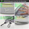AGGAFA Mosquito Head Net Hat, Providing a Physical Barrier to Help Keep Mosquitoes and Bugs Away from Your Face When Gardening, Farming, Fishing and Camping (Light Grey Color) view 3