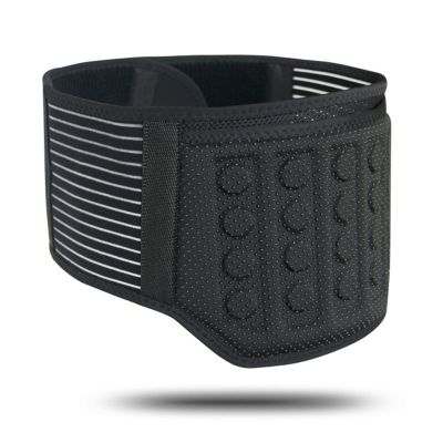 Lower Back Brace Belt For Men Women Self-Heating Lumbar Waist Support Belt With 21 Magnets Release Heat For Pain Relief Spine Support Decompression (Color : Black, Size : Small) (Black L)