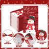 100 PCS Christmas Snowman Napkins Winter Snowflake Guest Napkins 3 Ply Let It Snow Paper Hand Towels Merry Christmas Disposable Dinner Napkins for Christmas Party Home Kitchen Bathroom Table Decor view 3