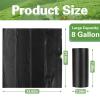 Portable Toilet Bags with Drawstring, Camping Toilet Bags 8 Gallon Leak-Proof Trash Bags, 100% Biodegradable Bucket Toilet bags, Compostable Trash Bags for Adults Camping Hiking Outdoor Boating Travel view 2