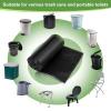 Portable Toilet Bags with Drawstring, Camping Toilet Bags 8 Gallon Leak-Proof Trash Bags, 100% Biodegradable Bucket Toilet bags, Compostable Trash Bags for Adults Camping Hiking Outdoor Boating Travel view 3