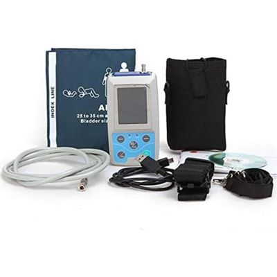DOUKI 24 Hours Ambulatory Blood Pressure Monitoring System ABPM Ambulatory Blood Pressure Analysis System Blood Pressure Recorder Detector 6 Cuffs
