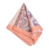 Amelia Salmon Red Multicolored Pocket Square Four Print Pocket Square for Men view 1