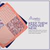 Amelia Salmon Red Multicolored Pocket Square Four Print Pocket Square for Men view 4