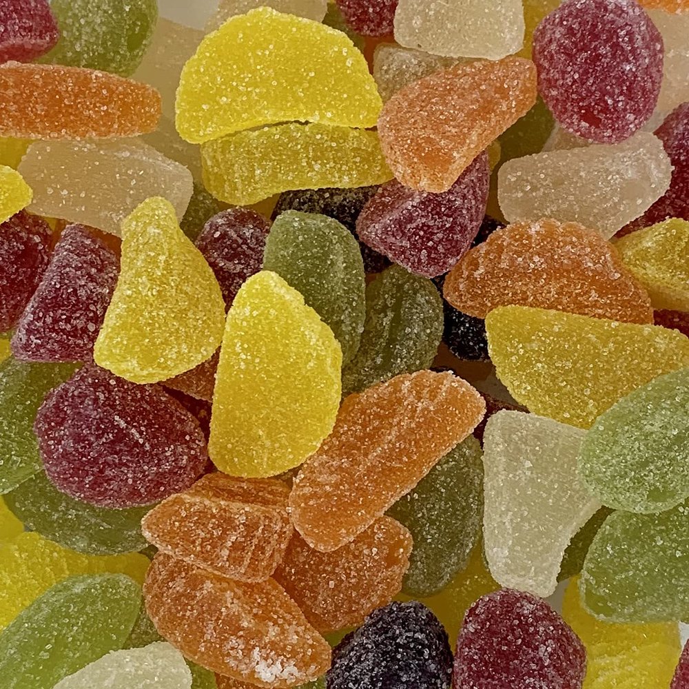 Fruit Jellies LARGE RETAIL Sweet Shop Jar by The Gourmet Sweet Company