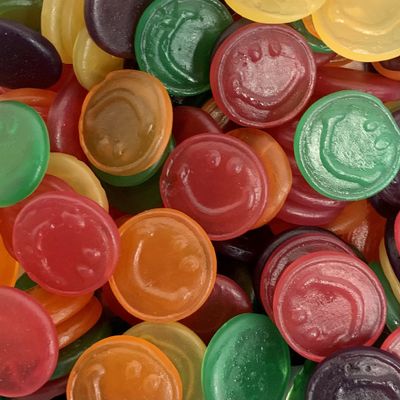 Smiley Faces LARGE RETAIL Sweet Shop Jar by The Gourmet Sweet Company