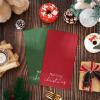 Whaline Christmas Guest Napkins Red Green Merry Christmas Paper Napkins Disposable Xmas Guest Hand Napkin Towel for Winter Holiday Party Supplies Bathroom Table Decor,80Pcs view 3