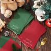 Whaline Christmas Guest Napkins Red Green Merry Christmas Paper Napkins Disposable Xmas Guest Hand Napkin Towel for Winter Holiday Party Supplies Bathroom Table Decor,80Pcs view 4