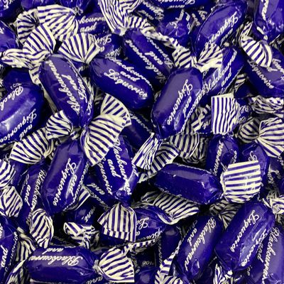 Blackcurrant & Liquorice (Wrapped) LARGE RETAIL Sweet Shop Jar by The Gourmet Sweet Company
