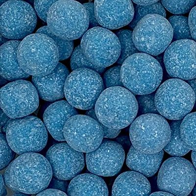 Blue Raspberry Bon Bons LARGE RETAIL Sweet Shop Jar by The Gourmet Sweet Company