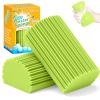 2-Pack Damp Clean Duster Sponge, Magic Cleaning Sponge Baseboard Cleaner Duster Sponge Tool, Dusters for Cleaning Baseboards, Vents, Mirrors, Ceiling Fan & Cobweb, No Dust Flying and Spreading view 1