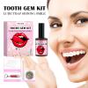DIY Tooth Gemstone Set, Tooth Jewellery Set with Glue for Teeth, Tooth Gem Kit with Adhesive, Teeth Gems Kit, for Reflective Teeth Decoration view 2