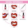 DIY Tooth Gemstone Set, Tooth Jewellery Set with Glue for Teeth, Tooth Gem Kit with Adhesive, Teeth Gems Kit, for Reflective Teeth Decoration view 3
