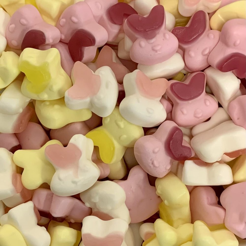 Rabbit Heads LARGE RETAIL Sweet Shop Jar by The Gourmet Sweet Company