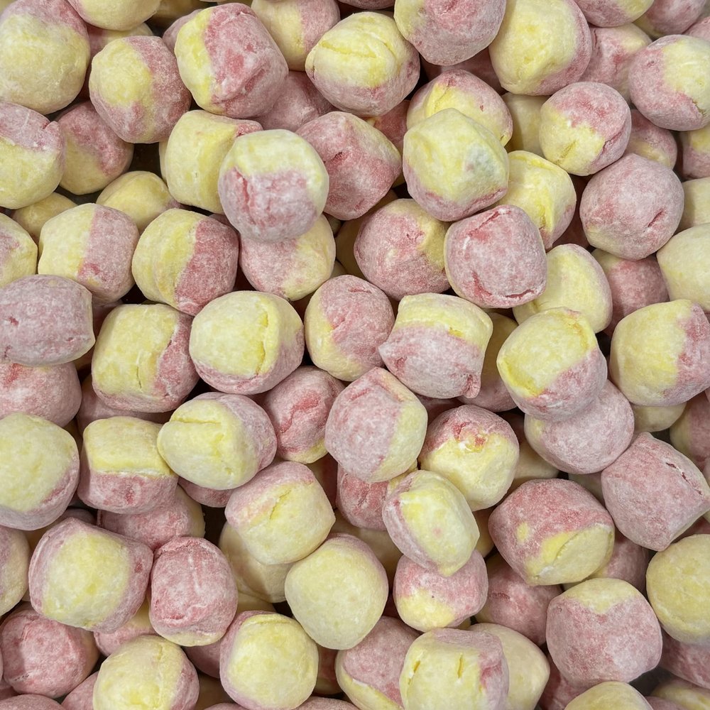 Rhubarb & Custard Bon Bons LARGE RETAIL Sweet Shop Jar by The Gourmet Sweet Company