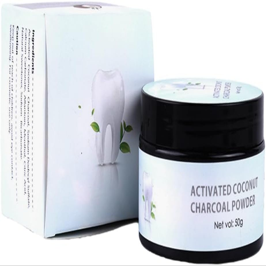 EXQST Teeth WhiteningActivated Coconut Charcoal Teeth Whitening PowderNatural Coconut CharcoalTeeth Whitening PowderTeeth Powder