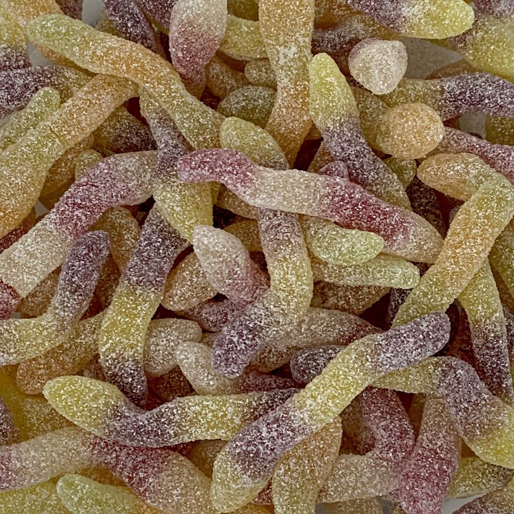 Fizzy Jelly Snakes LARGE RETAIL Sweet Shop Jar by The Gourmet Sweet Company