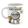I am The World's Most Modest Cake Baker Smug Mug Sarcastic, 11 oz Ceramic Mug view 1