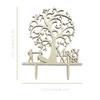 Mr and Mrs Cake Topper Bride and Groom Sign Wedding and Engagement Anniversary Party Decoration Personalized Wooden Love Tress Cake Toppers Decorations view 2