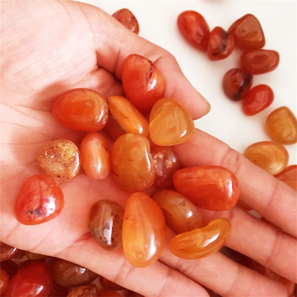 100g Natural Irregular Carnelian Rough Red Agate Raw Crushed StoneCrystals Quartz Mineral Mozambique Craft Decor Accessories