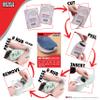 Trainer Armour Brit Patch (formerly Big Toe Hole Preventer for fabric footwear. Self-adhesive patches with a clever applicator. Also used for footwear repair (Black, LEFT FOOT ONLY) view 4