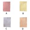 rongweiwang Plaid Bags Wrapping Folding Colorful Gift Packaging Bag Storage Candy Multifunctional Recyclable Grids Organizer Props, Yellow, 23 * 15 * 8cm view 3