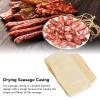Drying Sausage Casing, 50mm Flat Diameter Sausage Maker Casing Quick and Easy to Cook Cured Sausage Casing Unique Flavors Edible Drying Sausage Casing view 4