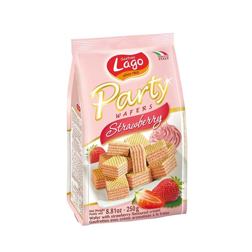 ELLEDI PARTY WAFER BAGS (Strawberry, Pack of 10)