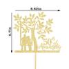 Dcokska 50th Anniversary Cake Toppers,50Birthday Party, 50th Wedding Anniversary-Decoration Supplies view 4