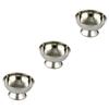 Beavorty 3pcs Stainless Steel Shaving Mug Footed Shave Bowl Reusable Large Shaving Cup for Men Household Use view 1