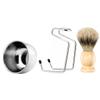 Beavorty 2sets Convenient Shaving Tool Kit for Men Beard Care Accessories Including Bowl Rack and Brush for Beard Cleaning and Grooming view 3