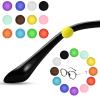 CANIPHA 12Pairs Eyeglass Ear Grips Non Slip, Glasses Slip Preventer Eyeglass Ear Cushions, Eye Glasses Ear Gripper Silicone Glasses Hooks Ear Grips for Eyeglasses Reading Glasses Sunglasses(12Colors) view 1