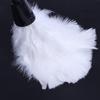 Fvoagaou 1pc Fashion Turkey Duster with Black Plastic Handle Cleaning Tool(white) 35cm view 2