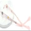 GINTON Replacement Temple Arm Frame,Eyeglass End Tips, Eyeglasses Arm Leg,1 Pair Rimless Glasses 2-Hole Temples Rhinestone Eyeglass Repair Parts Eyeglass Temples Replacement Arms, Pink view 3