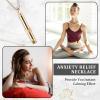 2PCS Anapana Breathing Necklace, Anxiety Relief Necklace Mindful Breathing Necklace, Anxiety Whistle Necklace for Habit Breathing Exercises, Anxiety Relief, Meditation, Gift for Women Men view 2
