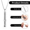 2PCS Anapana Breathing Necklace, Anxiety Relief Necklace Mindful Breathing Necklace, Anxiety Whistle Necklace for Habit Breathing Exercises, Anxiety Relief, Meditation, Gift for Women Men view 4