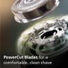 Philips Electric Shaver Series 3000X - Wet & Dry Electric Shaver for Men in Deep Black, with SkinProtect Technology, Pop-up Beard Trimmer, Ergonomic Men's Shaver (Model X3001/00) view 3